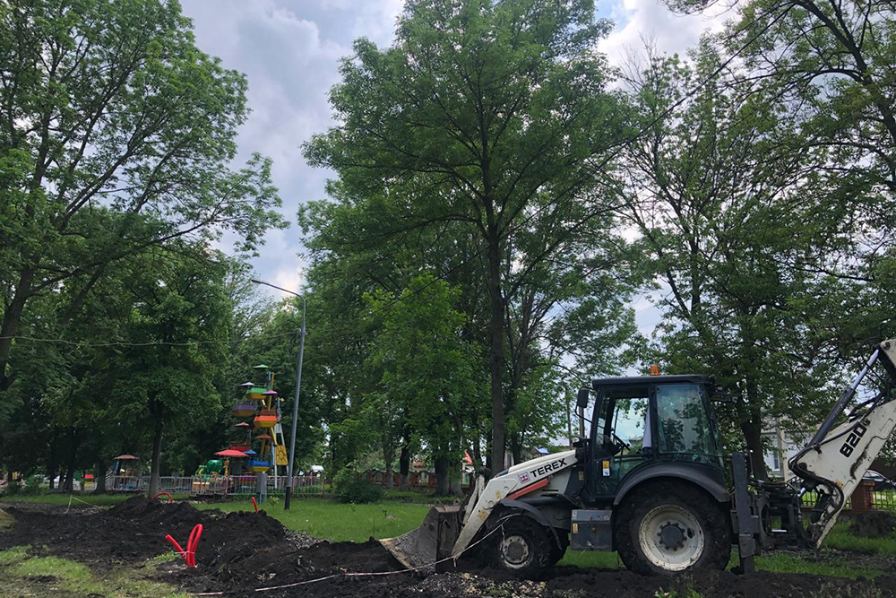 Реконструкция парка в городе Усмань